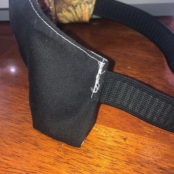 Sunflower handmade face mask behind head elastic - Picture 9 of 16